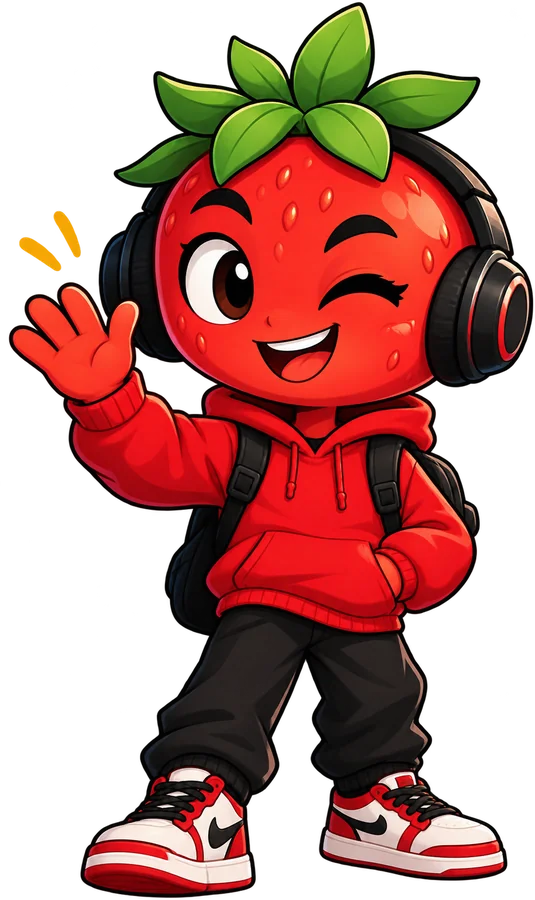 RevSlay mascot waving hello